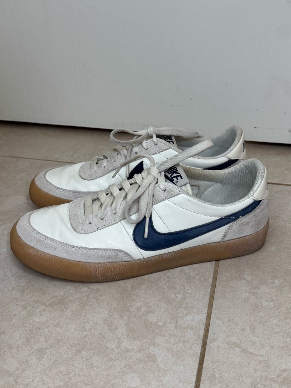 Nike Killshot 2 White Trainers Low-Top Sneakers Men’s Size 8.5 Athletic Active - Picture 4 of 11